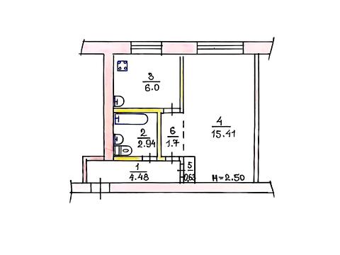 квартира по адресу Эдуарда Фукса ул. (Тухачевського), 17