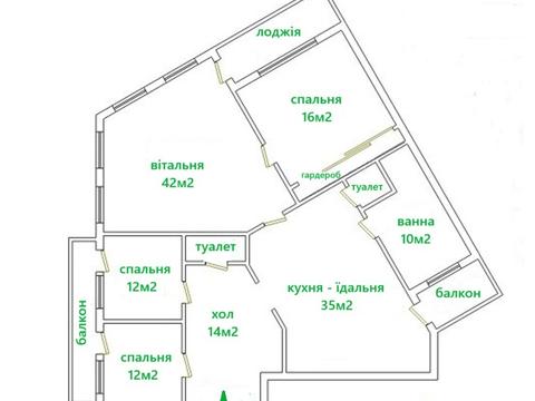 квартира за адресою Київ, Обсерваторна вул., 10