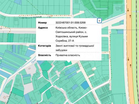 ділянка за адресою Кузьми Скрябіна вул., 27
