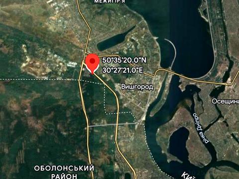 ділянка за адресою Вишгородська