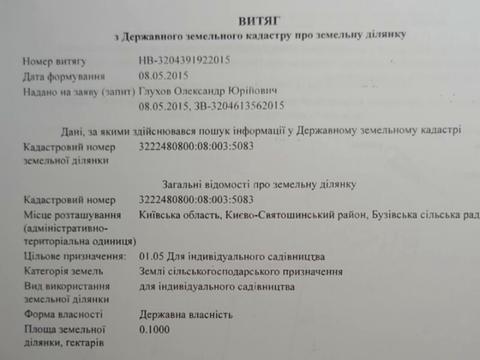 участок по адресу 