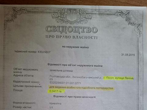 ділянка за адресою Дружби вул., 69