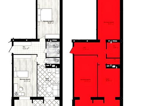 квартира за адресою Одеса, Академіка Сахарова вул., 14