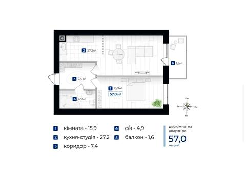 квартира за адресою Івано-Франківськ, Джохара Дудаєва вул., 29