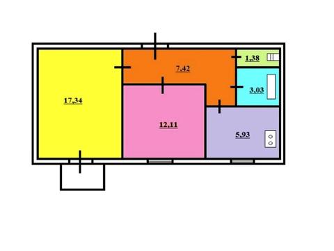 квартира по адресу Независимой Украины ул. (40 лет Советской Украины), 51