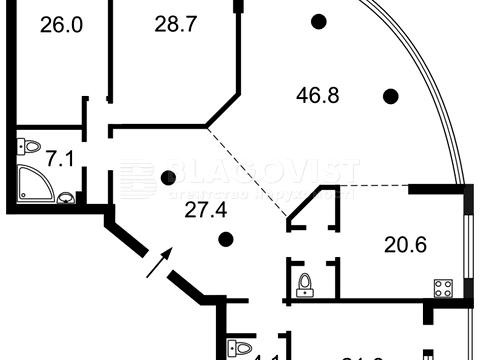 квартира за адресою Антоновича вул. (Горького), 131