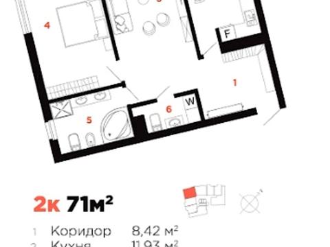 квартира по адресу Крайковского ул., 1