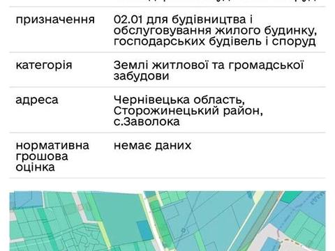 участок по адресу Сторожинецкая ул.