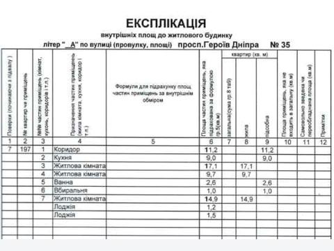 квартира по адресу Героев Днепра ул., 35