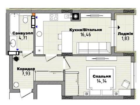квартира за адресою Трускавецька вул., 107