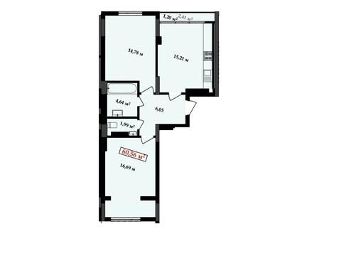 квартира по адресу Кобилянської ул., 18Б