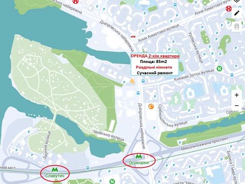 квартира за адресою Дніпровська набережна вул., 14