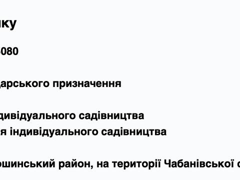 участок по адресу с. Новоселки, 