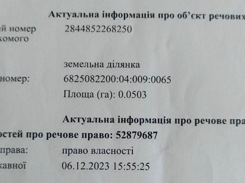 ділянка за адресою 