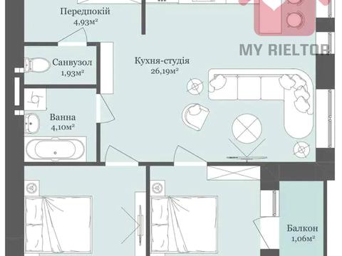 квартира по адресу Легоцького, 13