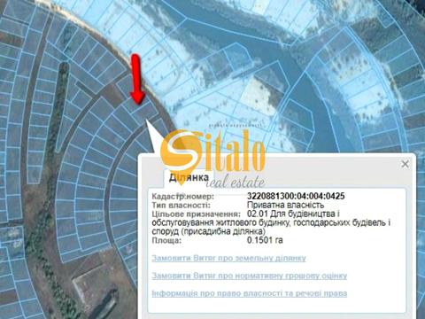 ділянка за адресою с. Вишеньки, 