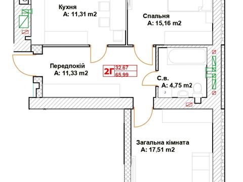 квартира за адресою Вишнева вул., 35