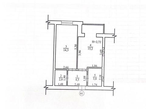 квартира по адресу Академика Сахарова ул., 5а