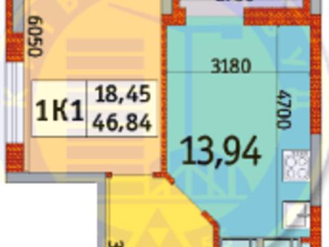квартира по адресу Отрадный просп. (Чубаря), 93/2