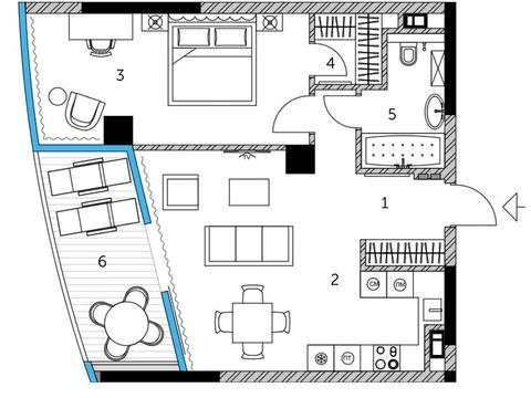 квартира за адресою Іоанна Павла II вул. (Патріса Лумумби), 12
