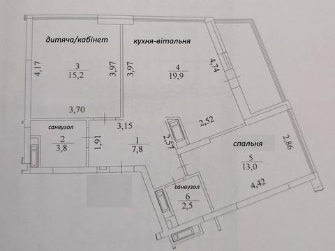 квартира по адресу Академика Заболотного ул., 15-В