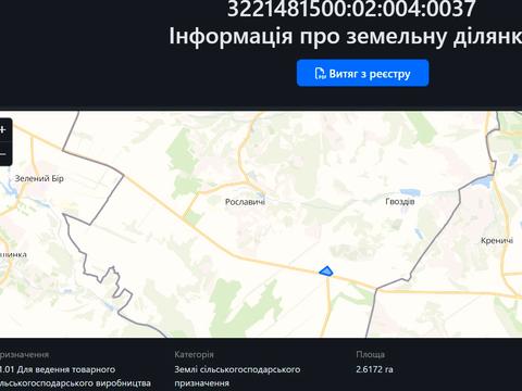ділянка за адресою 