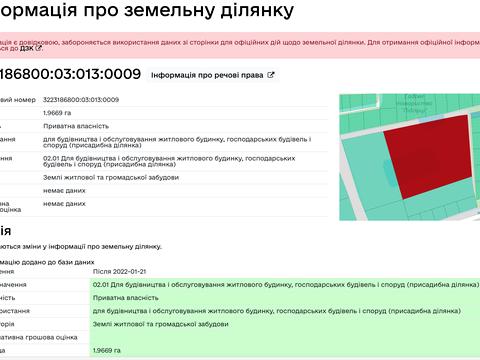 участок по адресу Озерная ул.