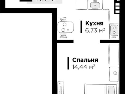 квартира по адресу Проектируемая-Троллейбусная ул., 7