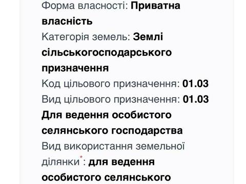 ділянка за адресою 