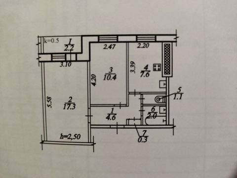 квартира по адресу Набережная Победы ул., 108 к8