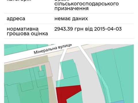 ділянка за адресою Східна вул.