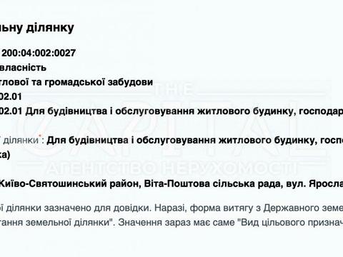 ділянка за адресою 
