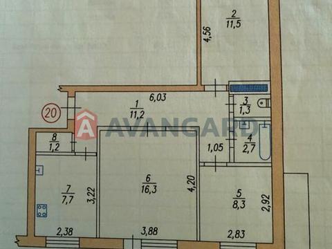 квартира по адресу Фортечная ул. (Грязнова), 55Б