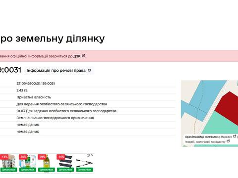 ділянка за адресою Ковельська, 18