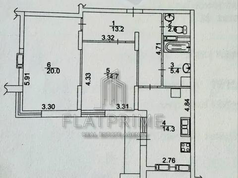 квартира по адресу Степана Рудницкого ул. (Вильямса академика), 19/14