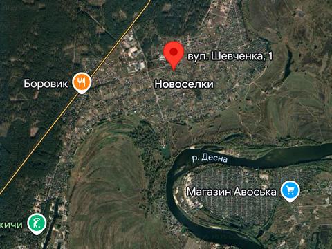 ділянка за адресою с. Новосілки, Шевченка, 1