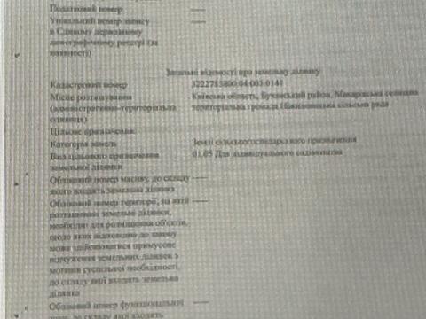 участок по адресу 