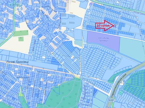 ділянка за адресою с. Лісові Гринівці, Центральна вул.