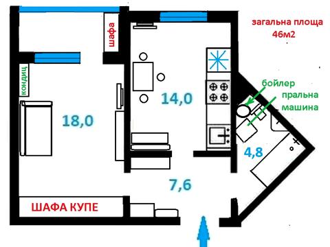 квартира за адресою Проспект Європейського союзу, 31А