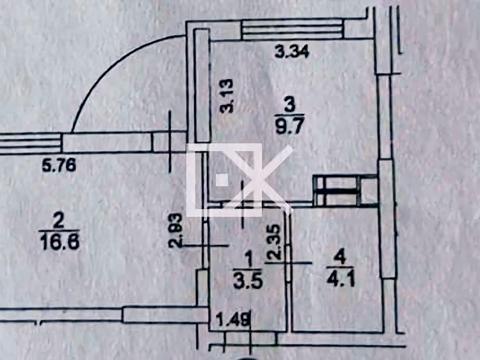 квартира по адресу Соломии Крушельницкой ул., 13