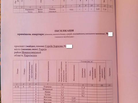квартира за адресою Героїв Харкова просп. (Московський), 250