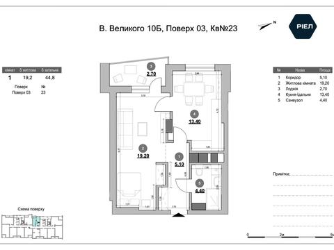 квартира за адресою Володимира Великого вул. (Артема), 10