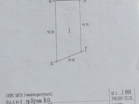 ділянка за адресою Космічна, 8