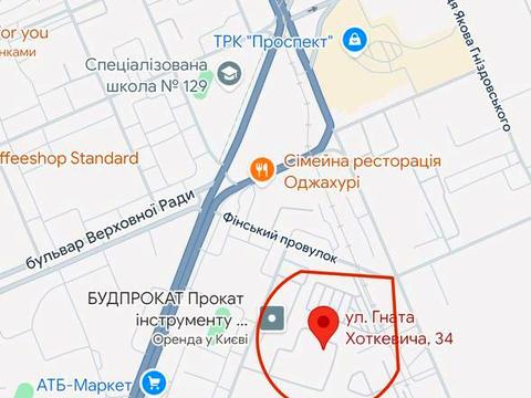 комерційна за адресою Гната Хоткевича вул. (Червоногвардійська), 34