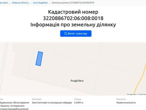 участок по адресу Мантачівська, 41