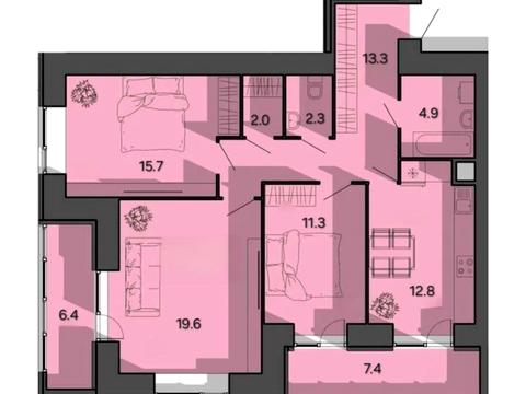 квартира по адресу Генерала Тарнавского ул., 19