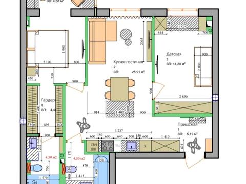 квартира по адресу Мандрыковская ул., 51л