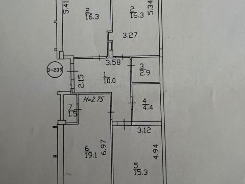квартира по адресу Регенераторная ул., 4