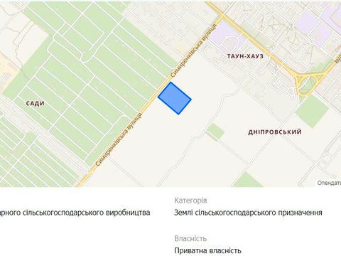 участок по адресу Симиренківська ул.
