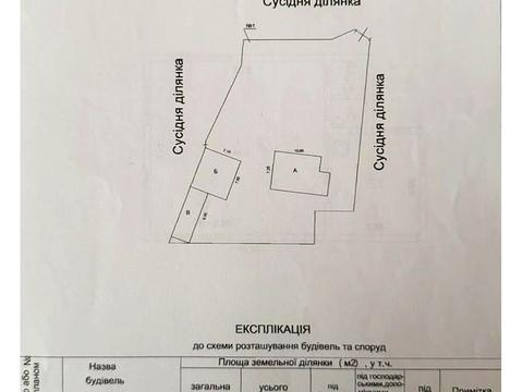 ділянка за адресою Маслівка вул., 29а